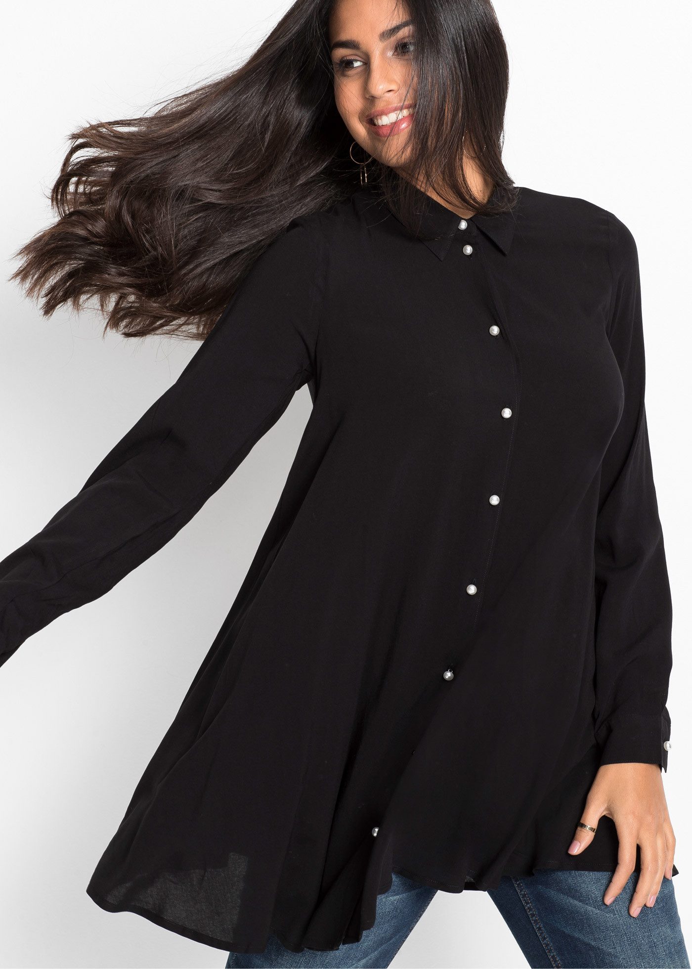 bonprix Langarmbluse günstig online kaufen