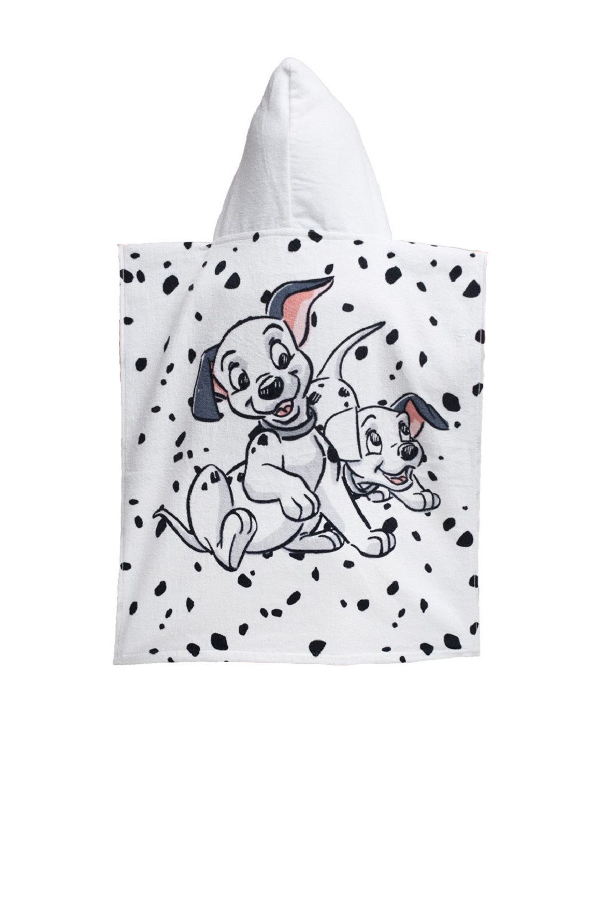 Disney Poncho 101 Dalmatiner Badeponcho für Kinder Frottee aus 100 % Baumwolle