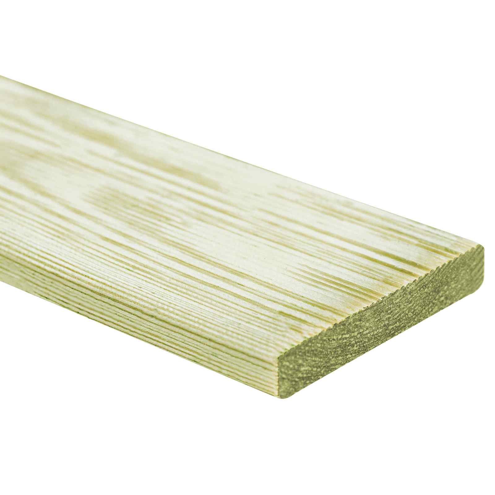 vidaXL Terrassendielen 1,44 mÂ² Terrassenholz Holzbohle Terrasse Terrassendiele 12 Stück Grün, BxL: je 0x0 cm