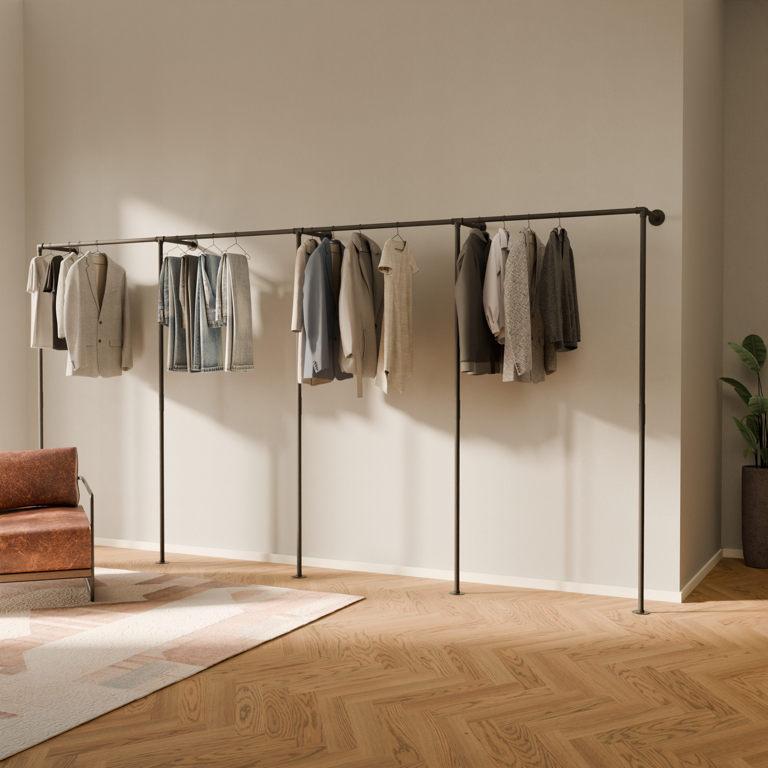 pamo. design Kleiderständer TIM Industrial Kleiderstange günstig online kaufen