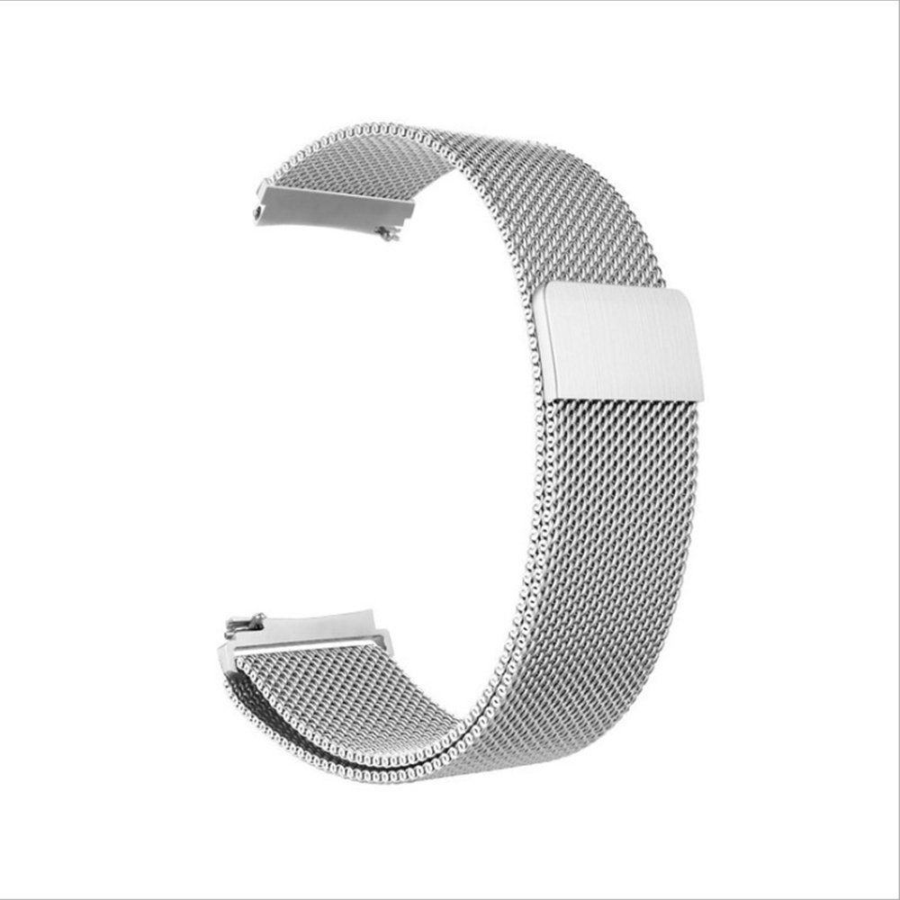 GelldG Uhrenarmband Armband kompatibel mit Samsung Galaxy Watch 5/4 Edelstahl Mesh Metall Silber