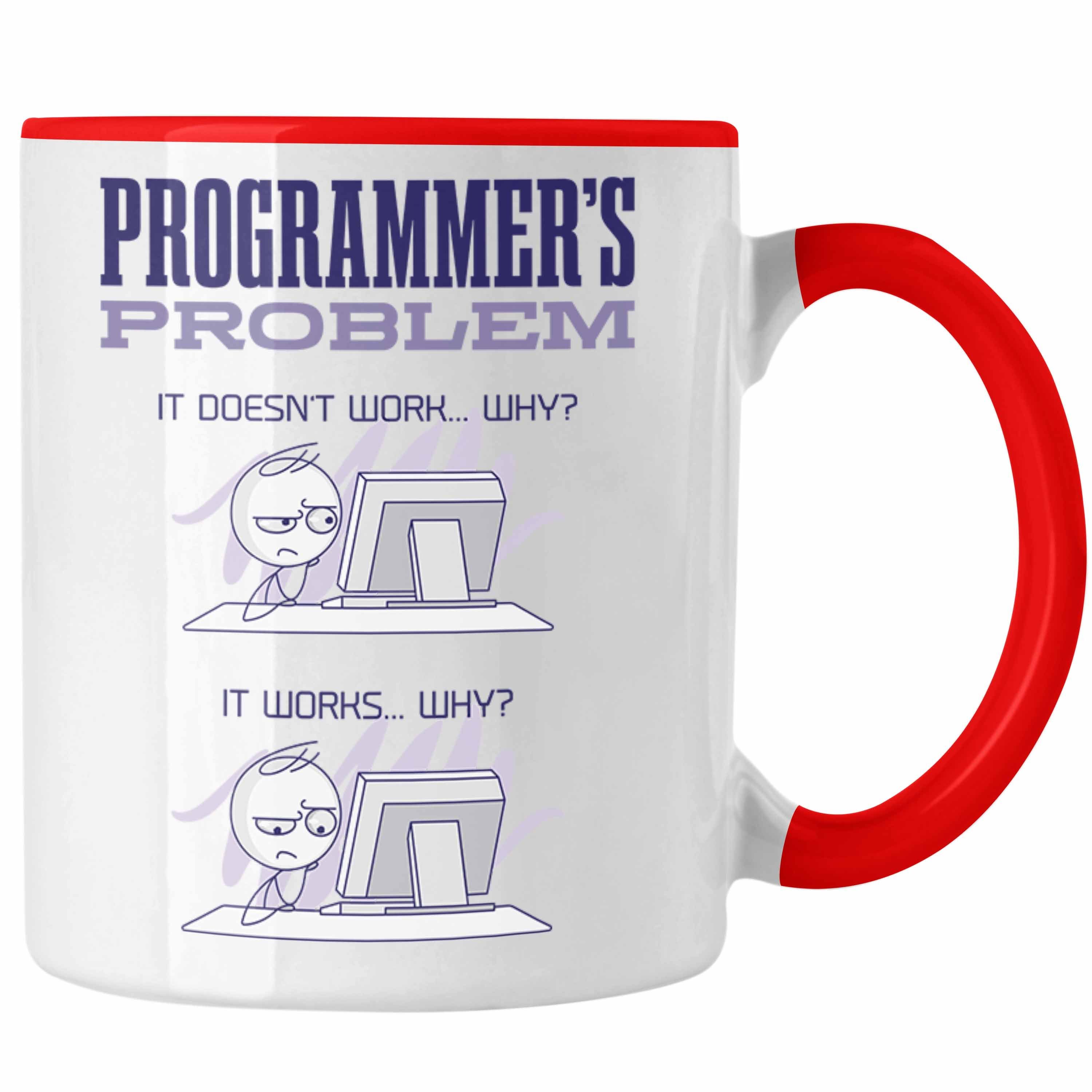 Tasse Trendation - Programmierer Tasse Geschenk Coder Tasse Nerd Softwarentw