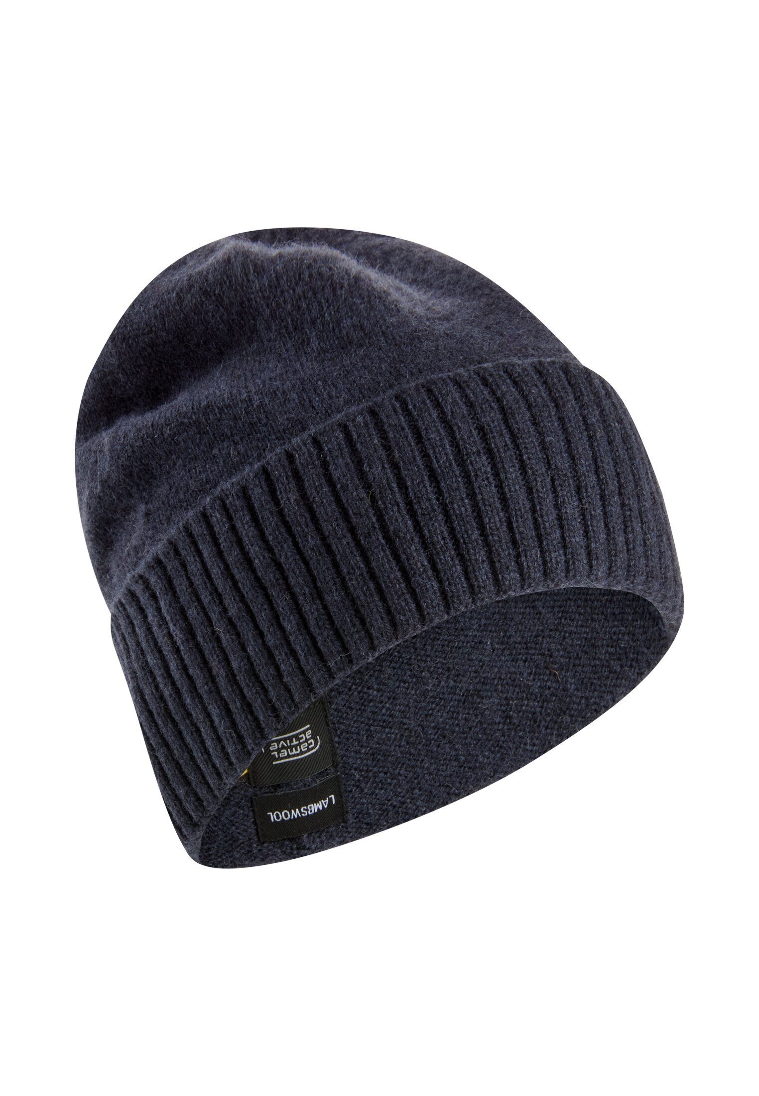 Beanie aus reiner Lammwolle