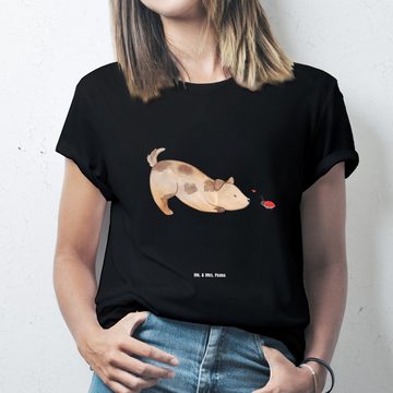 Mr. & Mrs. Panda T-Shirt Hund Marienkäfer - Schwarz - Geschenk, Tshirt, Mischling, Sprüche, Hu (1-tlg)