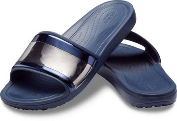 Crocs Sloane Metal-Block Slide Pantolette