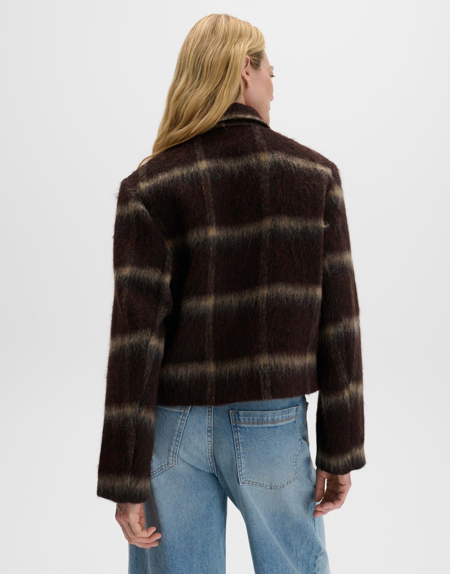 someday Jackenblazer Nakaro aus fließender Webware Schräge eingrifftaschen für einen modernen, komfortablen Look