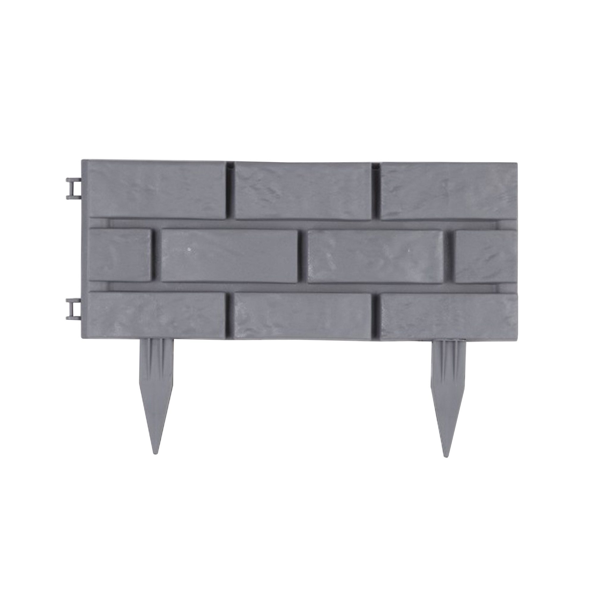HTI-Living Beetumrandung Beeteinfassung Steinmauer 4-teilig Nessa, LxH: 45x29 cm, Set, 4 Module, Beetbegrenzung Beetumrandung