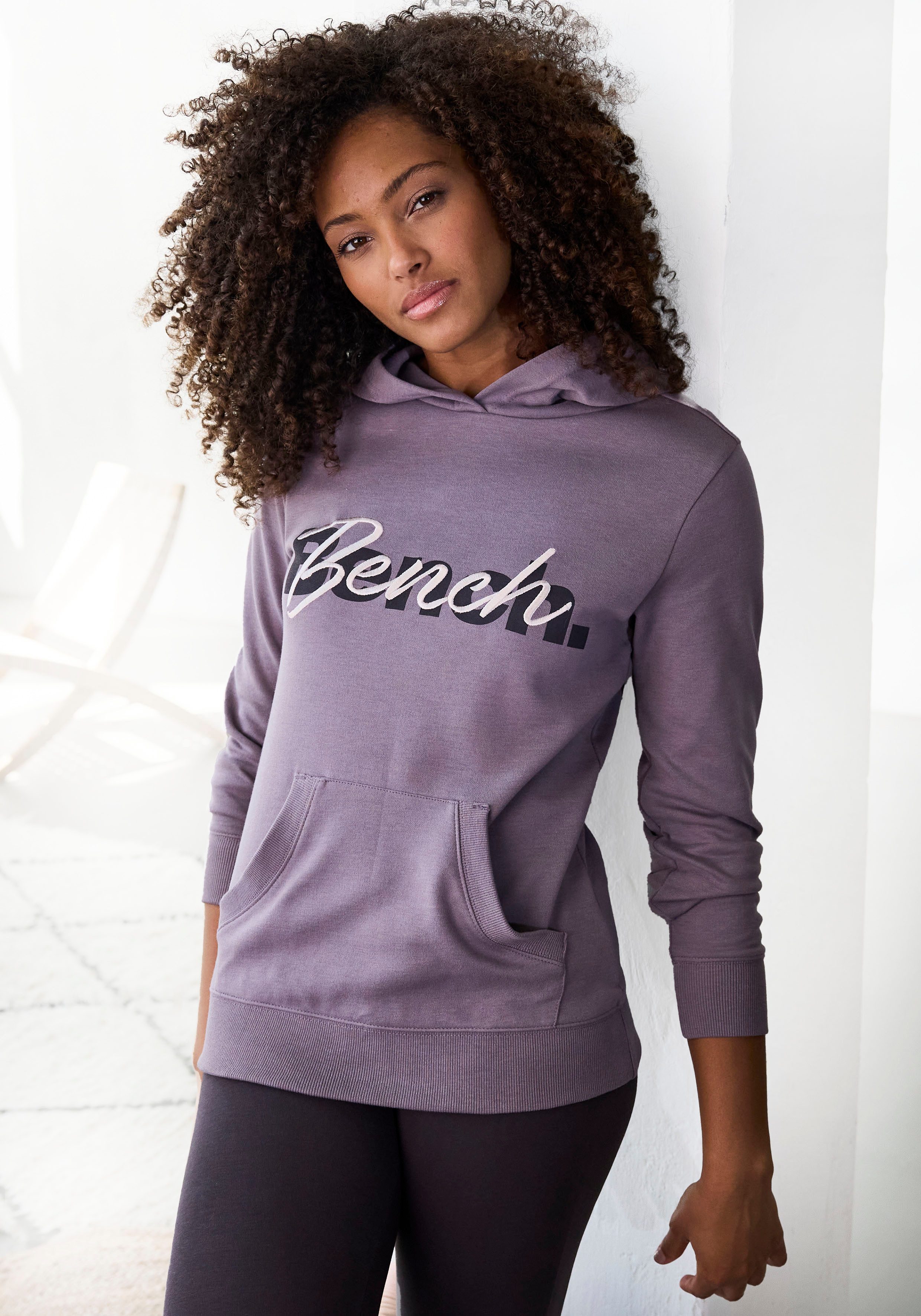 Bench. Loungewear Kapuzensweatshirt mit Kängurutasche, Loungeanzug, günstig online kaufen