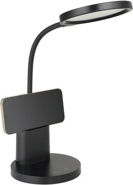EGLO Tischleuchte BROLINI, LED fest integriert, warmweiß - kaltweiß, Tischleuchte in schwarz aus Kunststoff - 2,1W - warmweiß - kaltweiß
