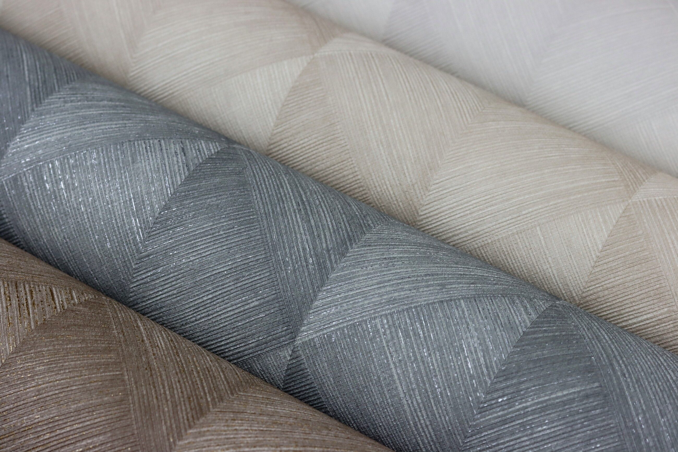 Rasch Vliestapete, Einfarbig, (1 St), 3D