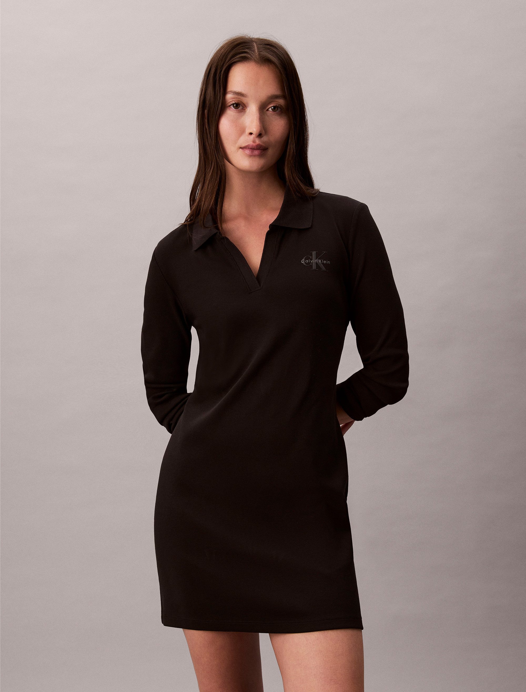 Calvin Klein Jeans Minikleid LS MONOLOGO günstig online kaufen