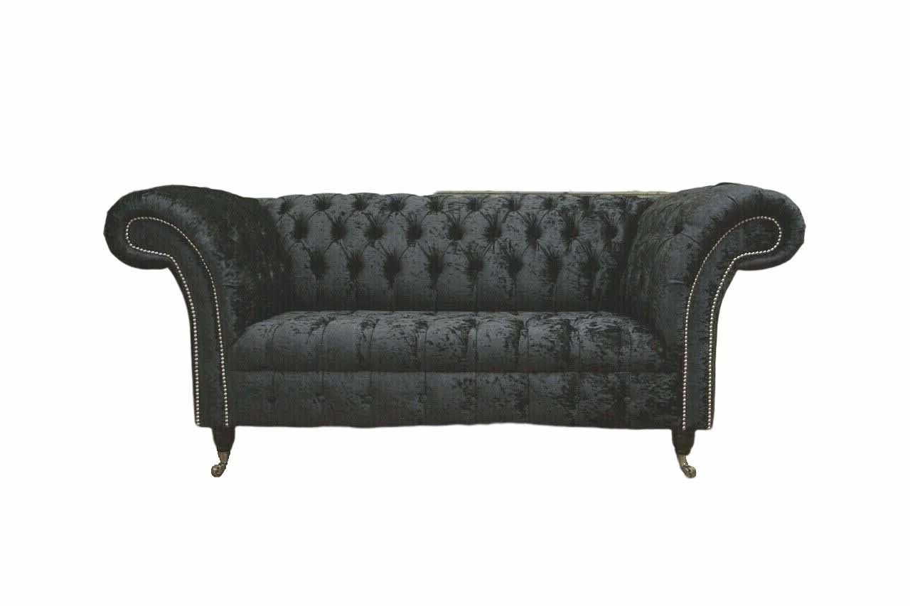 JVmoebel Sofa Englische Chesterfield Büro Sitzmöbel Einrichtung Sofa Couch 2 Sitz, Made In Europe