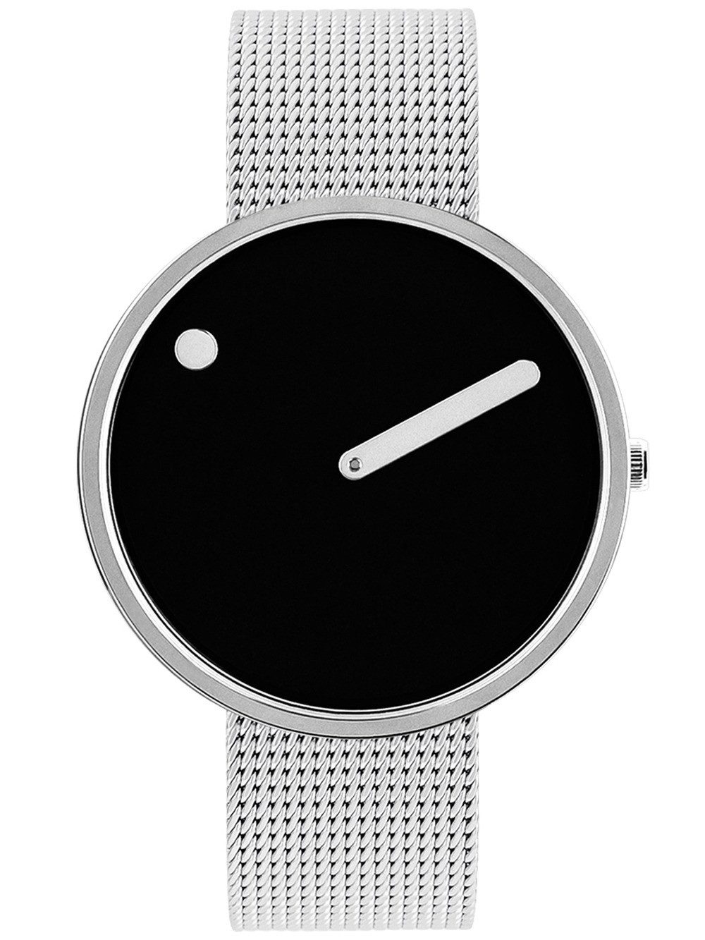 PICTO Quarzuhr Picto 43370-0820S Black Unisex 40mm 5ATM Picto 43370-0820S Black Unisex 40mm 5ATM