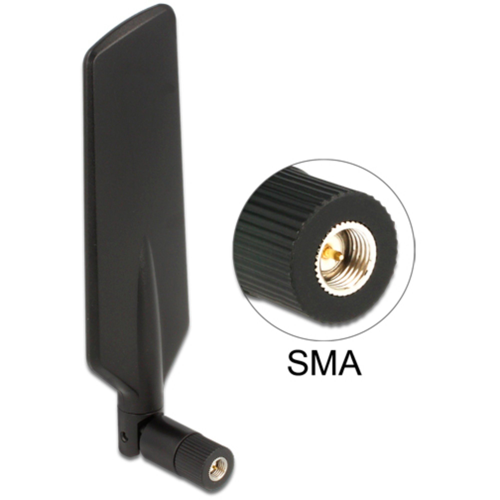 DeLOCK Dualband Antenne, (WLAN, LTE) Innenantenne