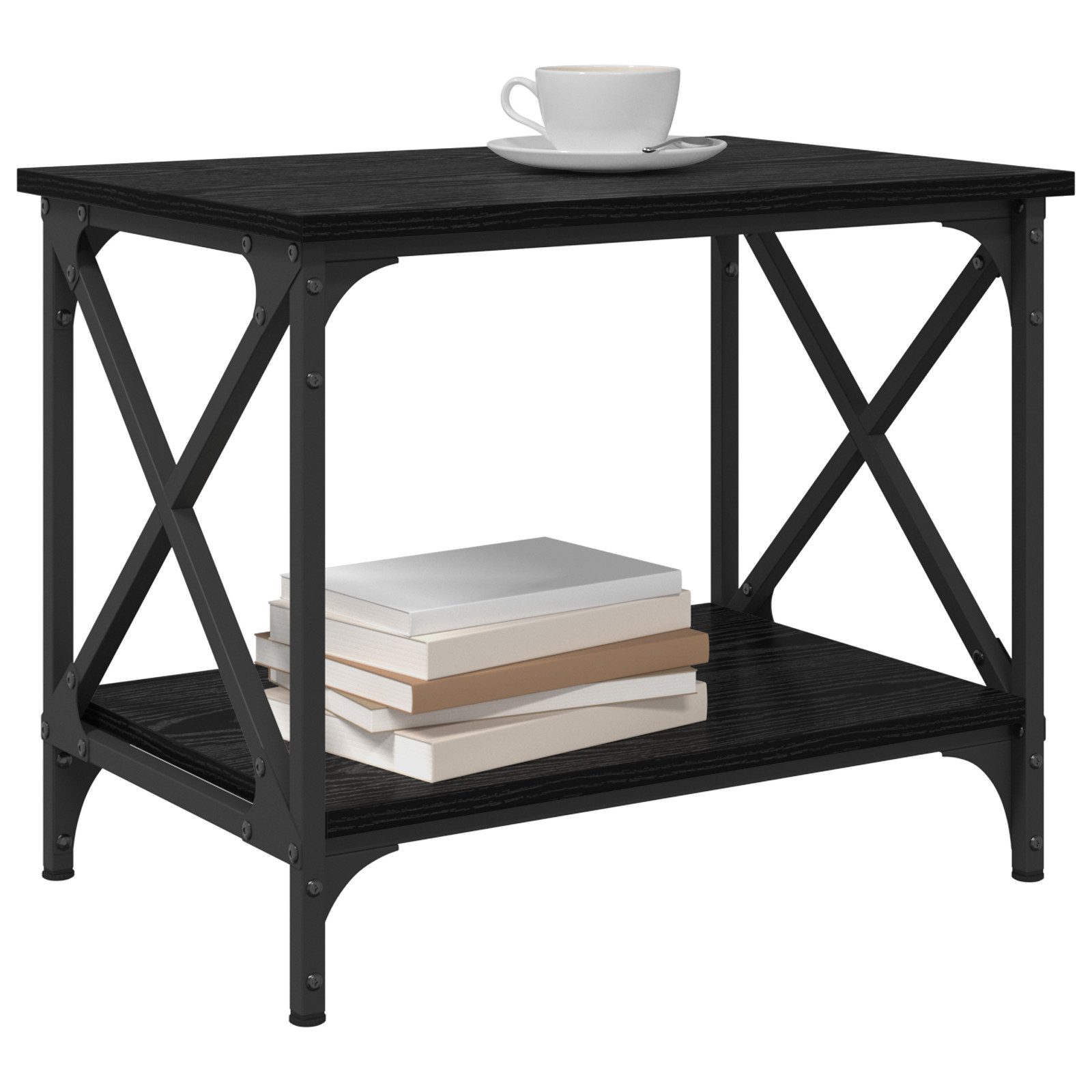 vidaXL Couchtisch Beistelltisch Schwarze Eiche 55 günstig online kaufen