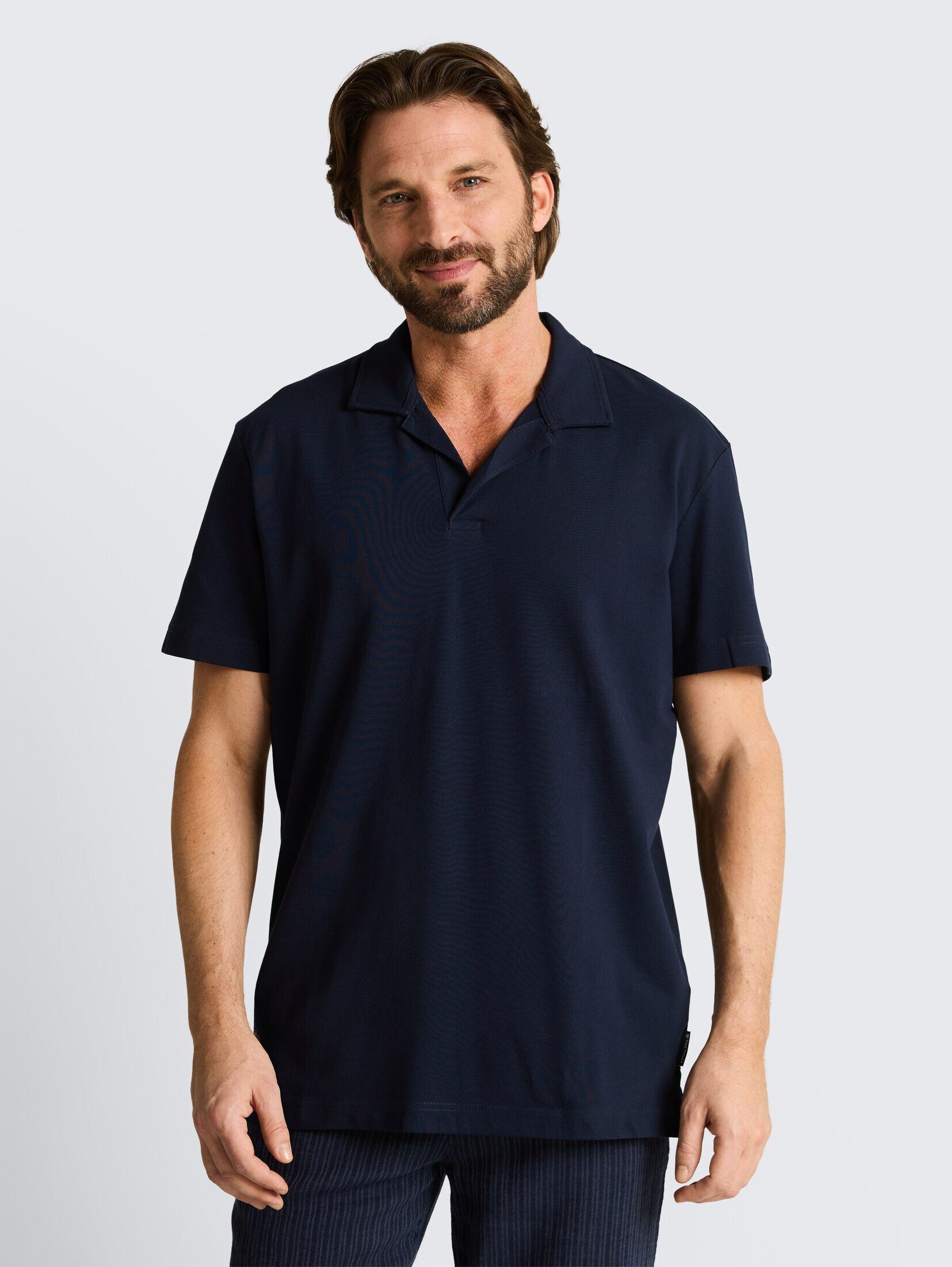 TOM TAILOR Poloshirt Poloshirts Resort Poloshirt aus Piqué
