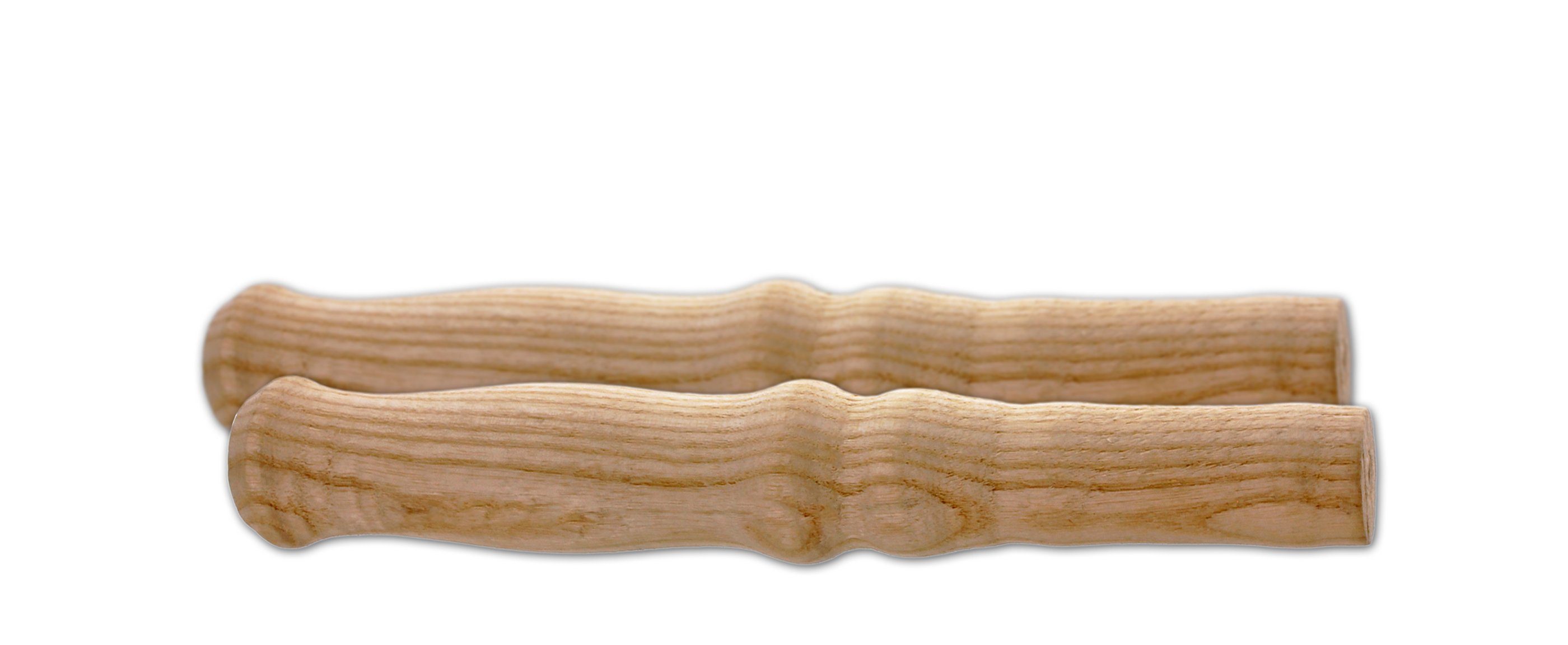 BigDean Stangengriff (2-St) lang Holzgriffe für 2 Schiebkarre/Schubkarre XXL ca. 23,5 cm