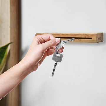 JOEJI’S KITCHEN Schlüsselbrett Hochwertiger Schlüsselanhänger aus Holz Schlüsselablage