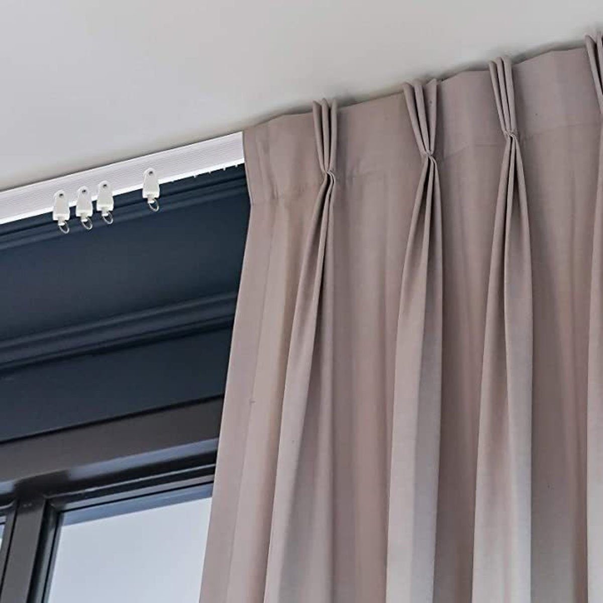 Decken, Decken-Vorhangschiene Meter Vorhangschiene Deckengardinenschiene für 5 LENBEST
