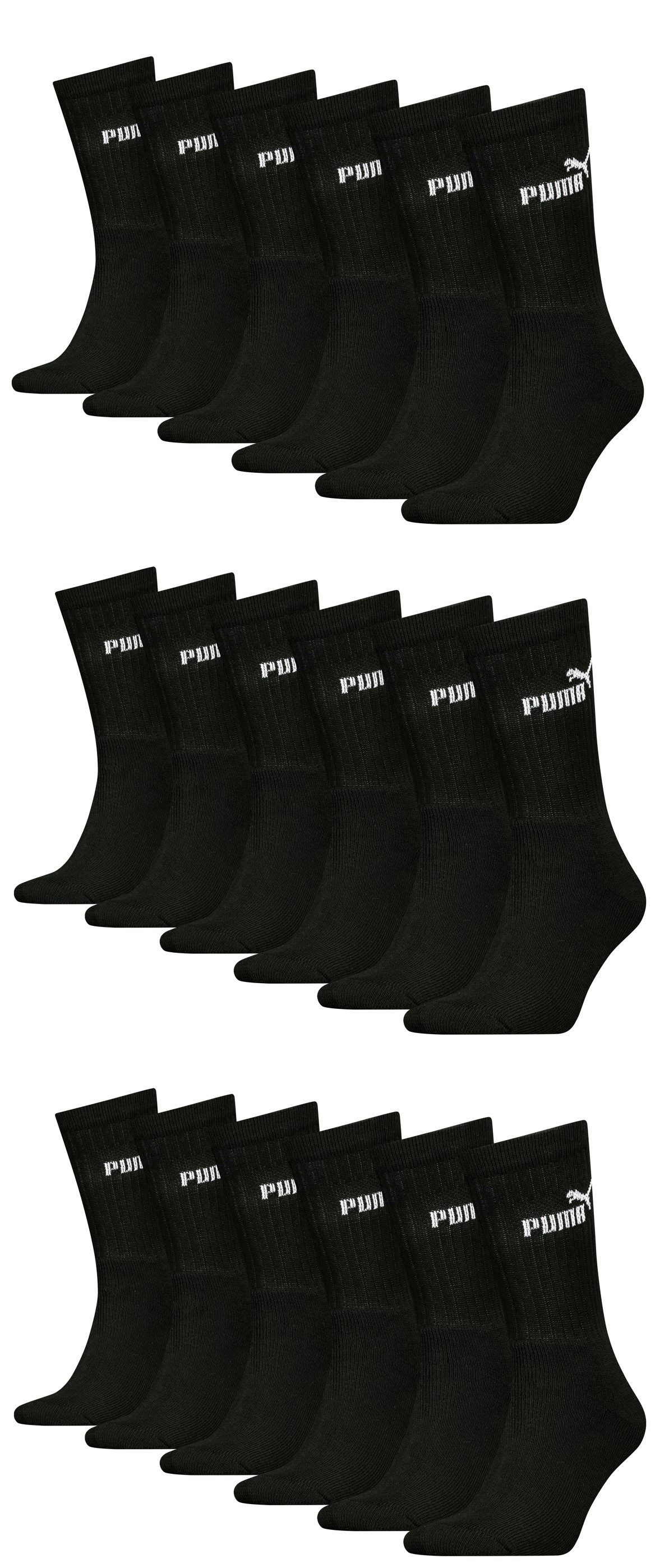 PUMA Спортивные носки PUMA Unisex Crew Tennissocken Спортивные носки Носки Damen Herren 18 Paar (18-Paar)