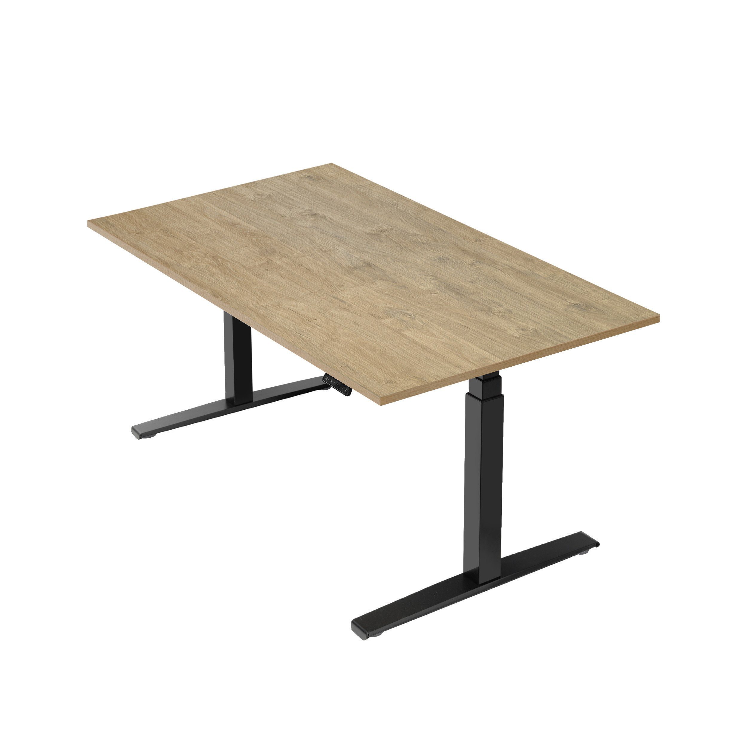 boho office® Schreibtisch Basic Line, Schwarz günstig online kaufen