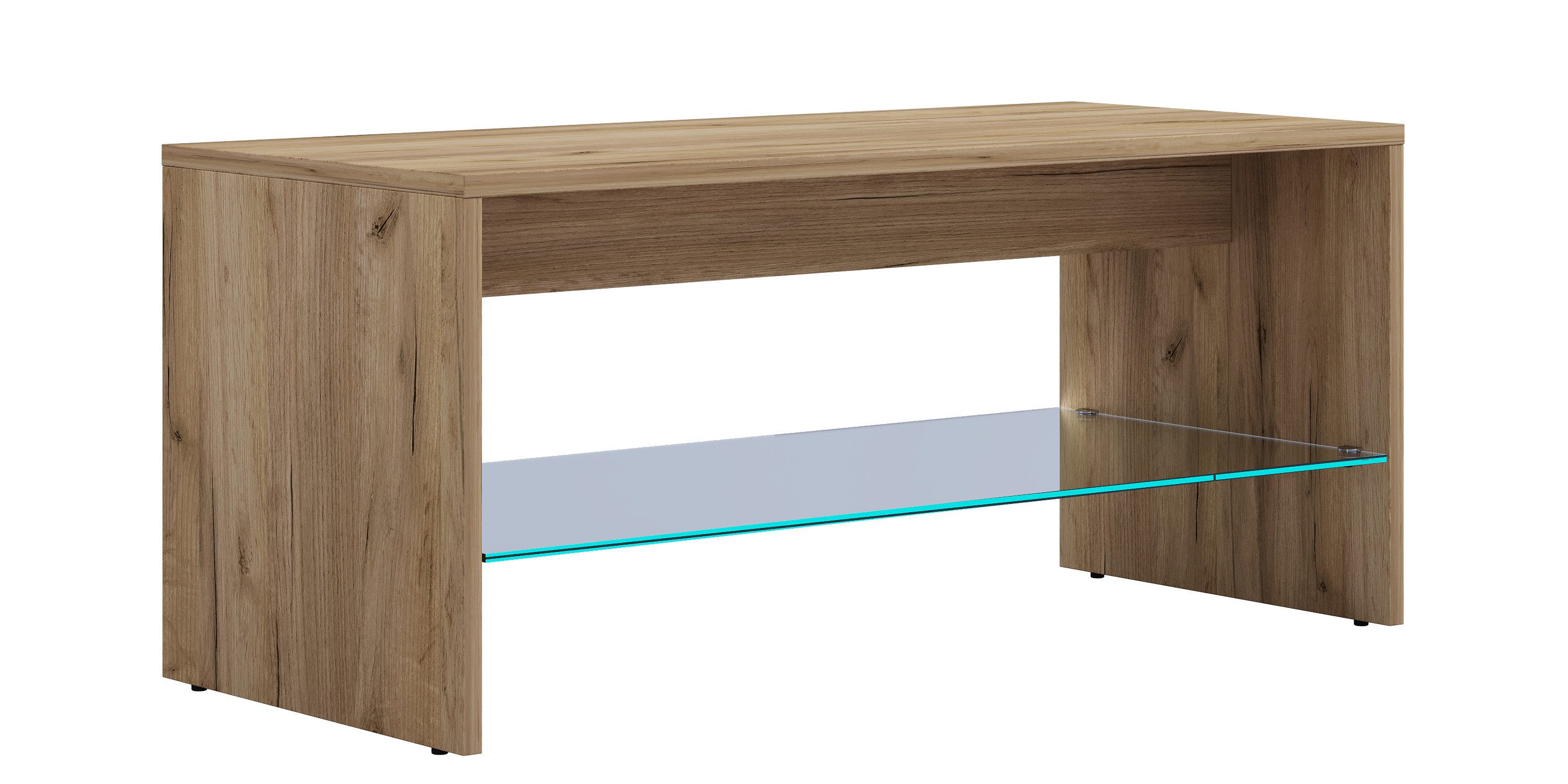 VCM Couchtisch Wisal B. 90 x T. 40 x H. 40 cm, Abstellfläche für Kaffeetassen, als Blickfang im Wohnbereich, 1 Fächer – Bild 2 von 4