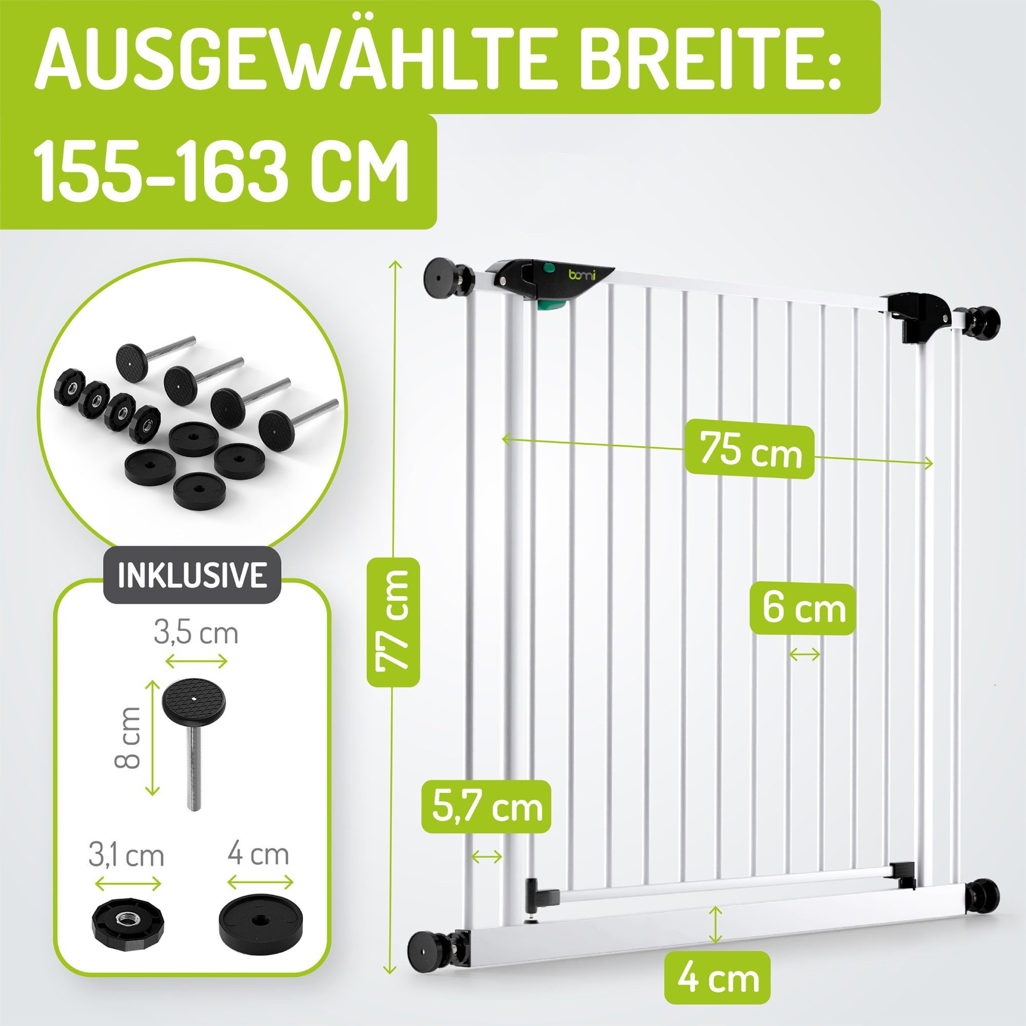 BOMI Türschutzgitter Treppenschutzgitter Ohne Bohren Mira günstig online kaufen
