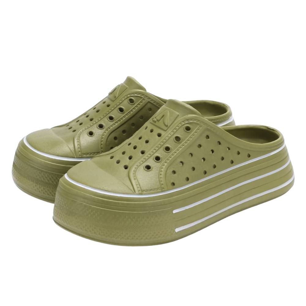 Blusmart 5CM Hausschuhe mit verdickter EVA-Sohle Hüttenschuhe Hüttenschuhe (Leicht, wasserdicht, 1-tlg., Rutschfest, Strandschuhe) Sommer, bequem, ausgehöhlt, lässige Hausschuhe