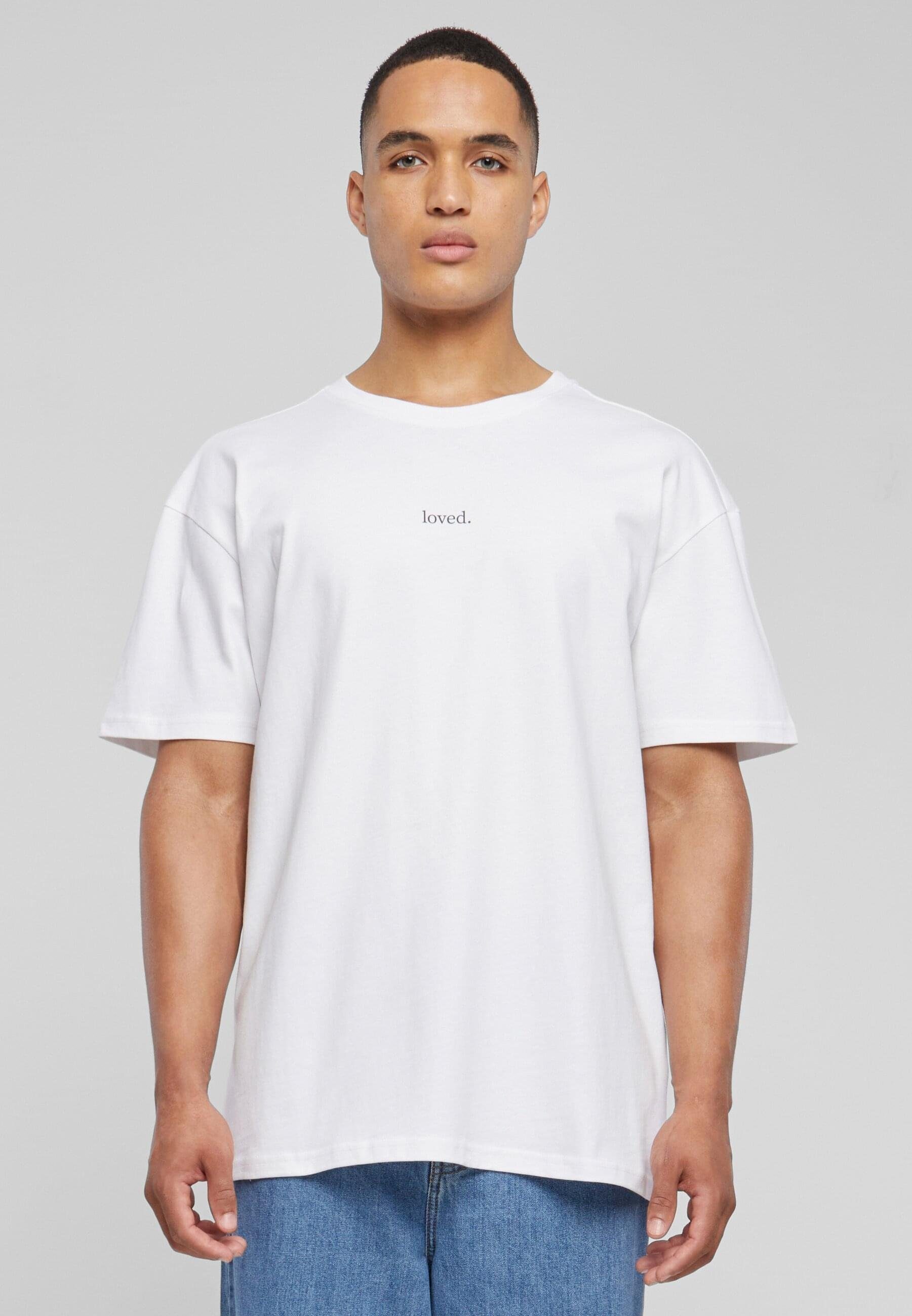 Merchcode T-Shirt white Heavy Herren Oversized Tee Love (1-tlg)