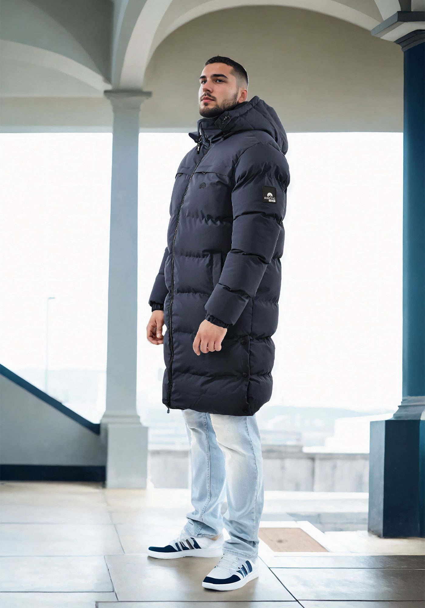 Arctic Seven Winterjacke ASNorwiig mit warmem Teddyfell und abnehmbarer Kap günstig online kaufen