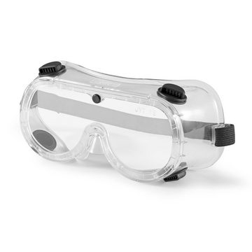 STAHLWERK Arbeitsschutzbrille Arbeitsschutz-Set AS-4 Schutzbrille Gehörschutz, (Set, 2St), Überbrille Kapselgehörschutz Perfekter Schutz beim Arbeiten