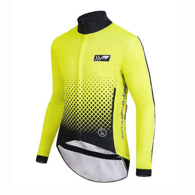 prolog cycling wear Funktionsjacke Fahrradjacke Thermo Herren, Safety Jacket Winter mit Reflex-Elementen