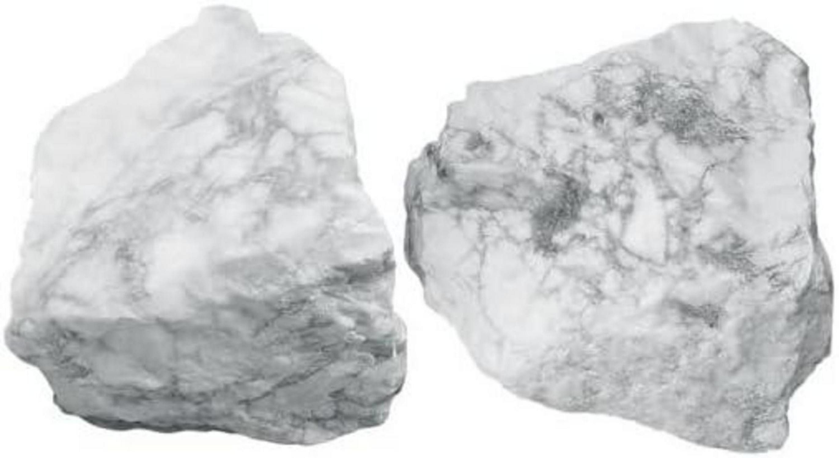 LuxusKollektion Mineralstein Große weiße Howlith Rohkristalle Naturstein 4.5-5.5 cm Reiki