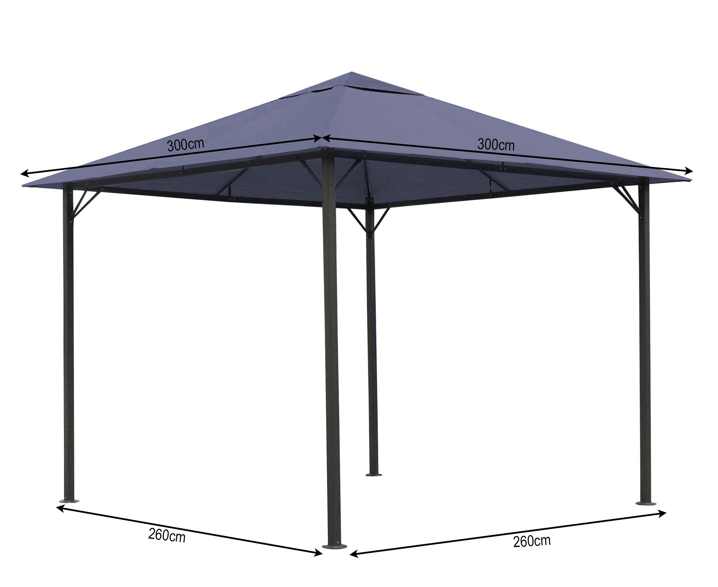 Quick Star Pavillon Pavillon Nizza 3x3m günstig online kaufen