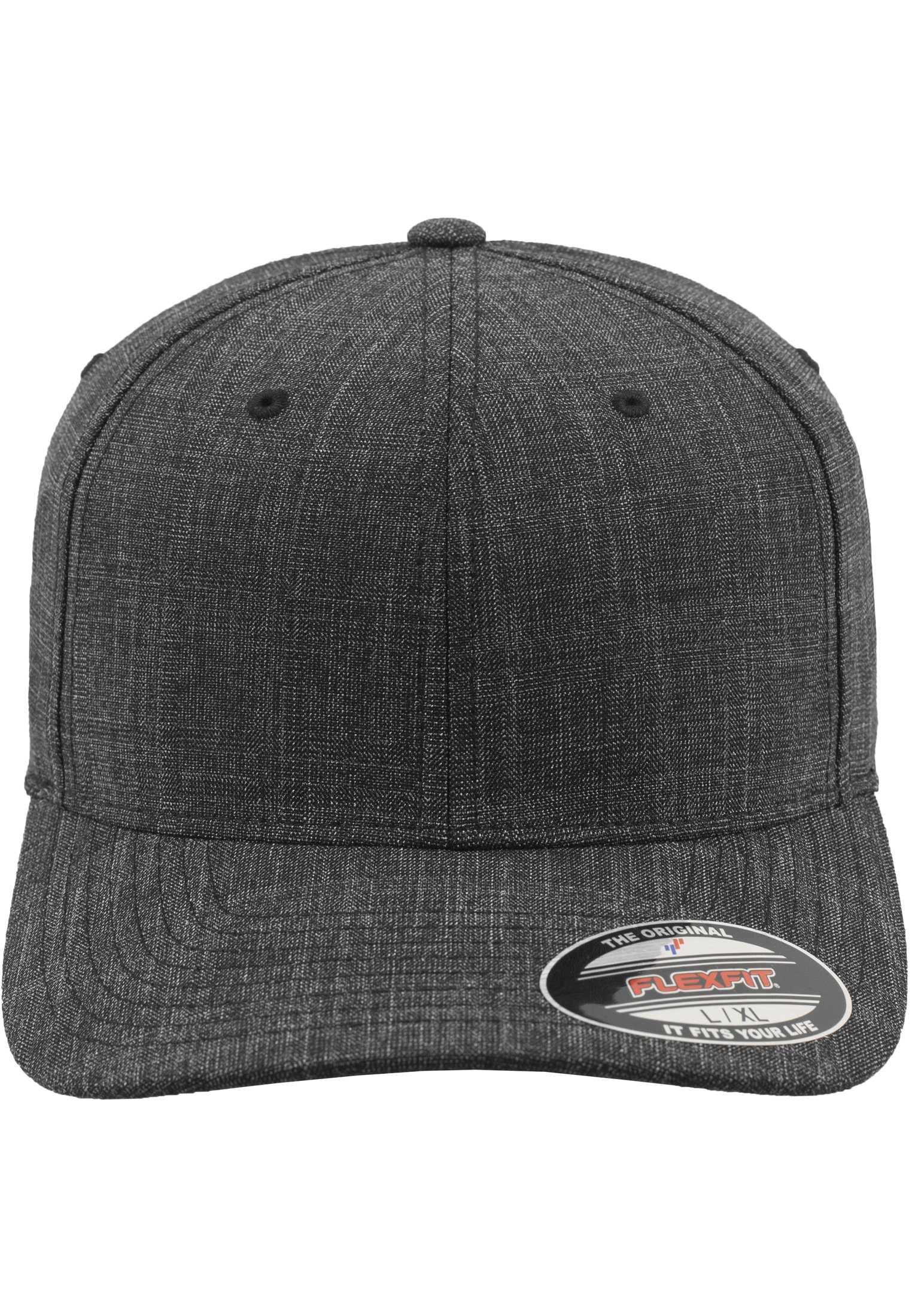 Fine 6277FM Melange Cap Flexfit Fine Accessoires black Melange Flex Flexfit