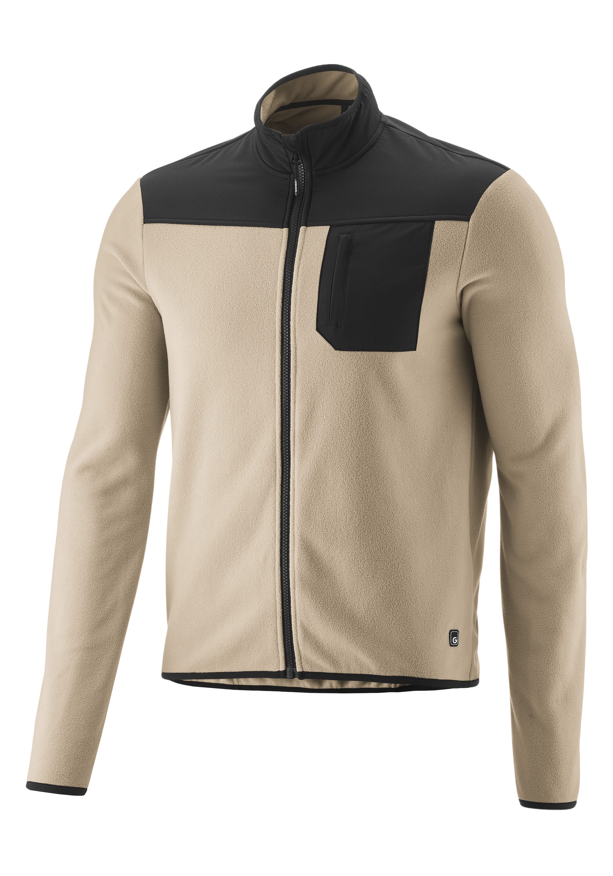 Gonso Radtrikot Adventure Jersey Fleece M Herren Fahrradtrikot langarm, weiches Fleece-Material, Full-Zip Trikot