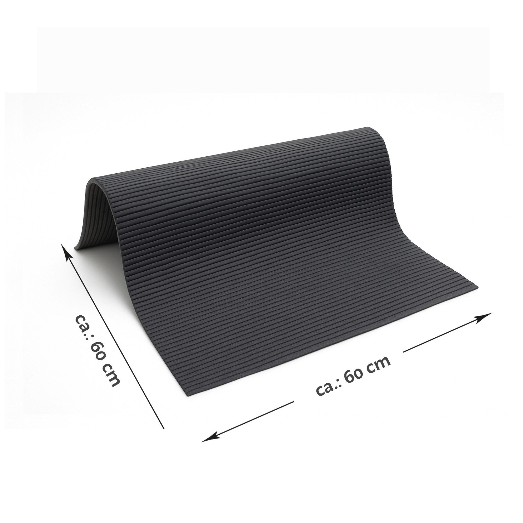 Bestlivings Waschmaschinenbezug Weichschaummatte 60x60cm, 4,5mm stark, Anti-Rusch, waschbar bei 40 °C, pflegeleicht, hygienisch
