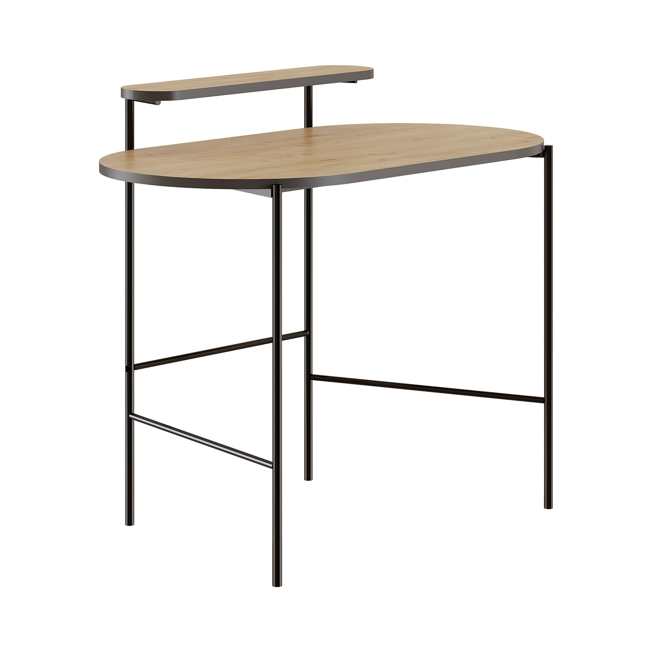 Decortie Arbeitstisch Loub (1 ticsh), Modern Schreibtisch Mit Monitorständer, 100 x 54 x 87 cm. Reduzierter Preis € 84,99. Unverbindliche Preisempfehlung € 144,00