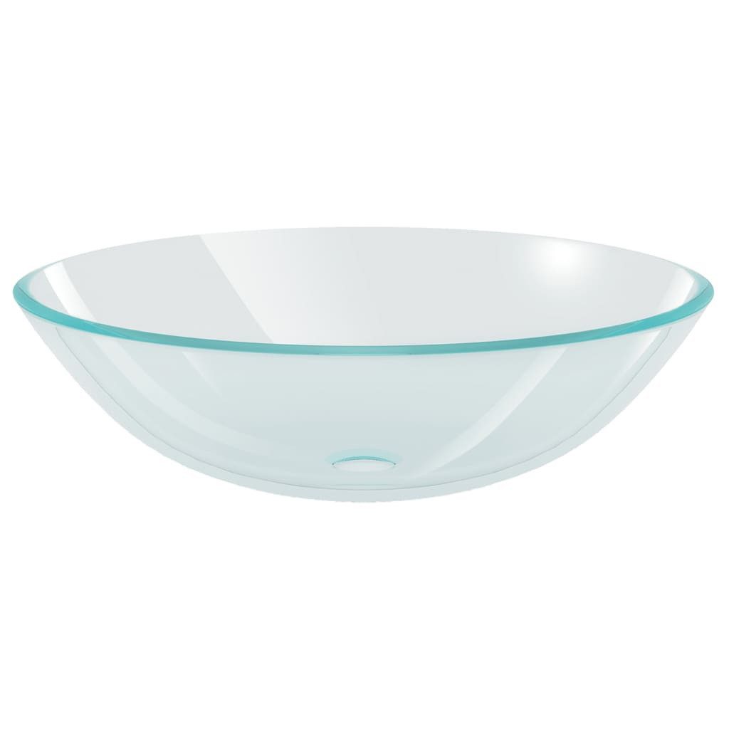 vidaXL Waschbecken Waschbecken gehärtetes Glas 42 günstig online kaufen