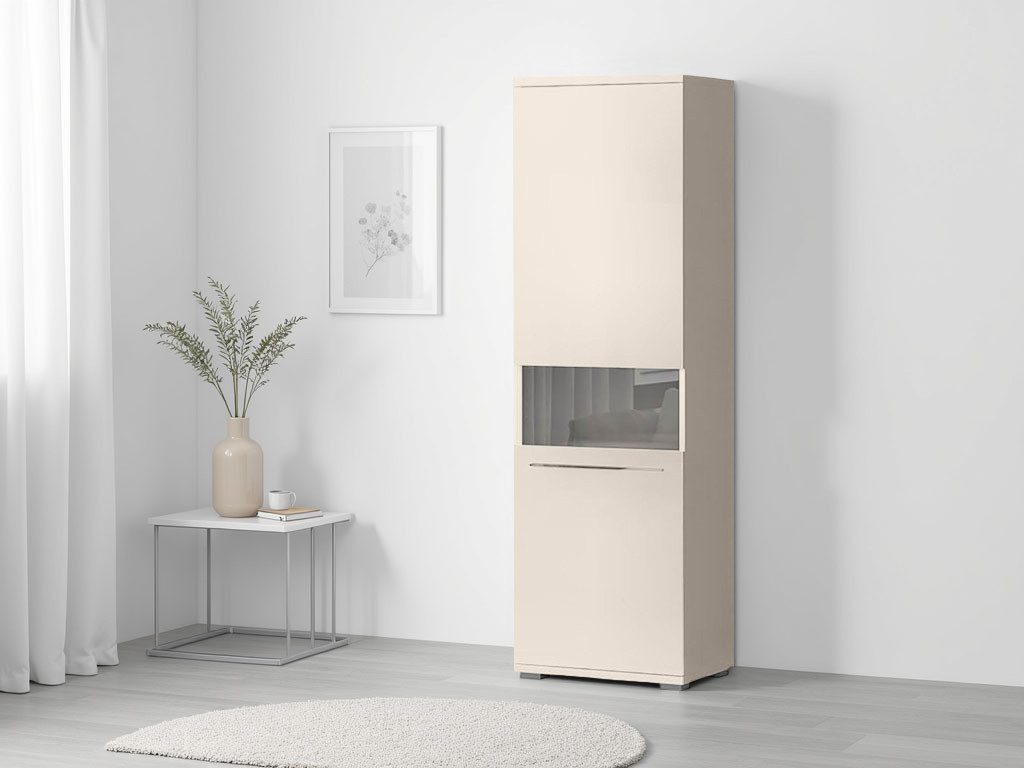OTTO home Vitrine Piano (H/B/T): 193/60/40,2cm) UV lackiert, Soft-Close Funktion