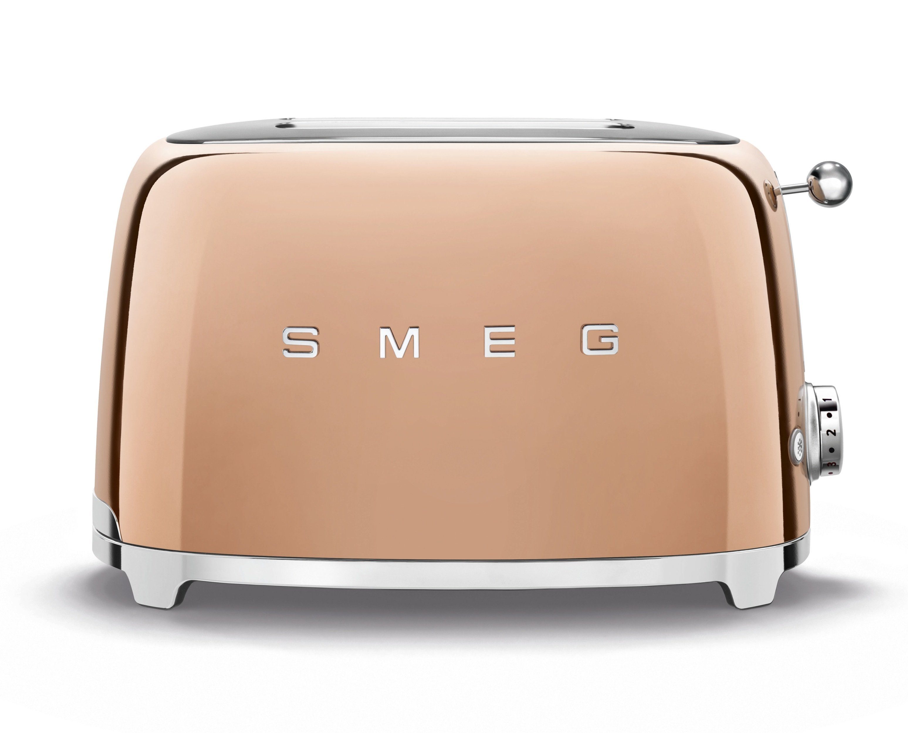 Toaster SMEG Toaster 2-Schlitz-2-Scheiben-Toaster Kompakt TSF01