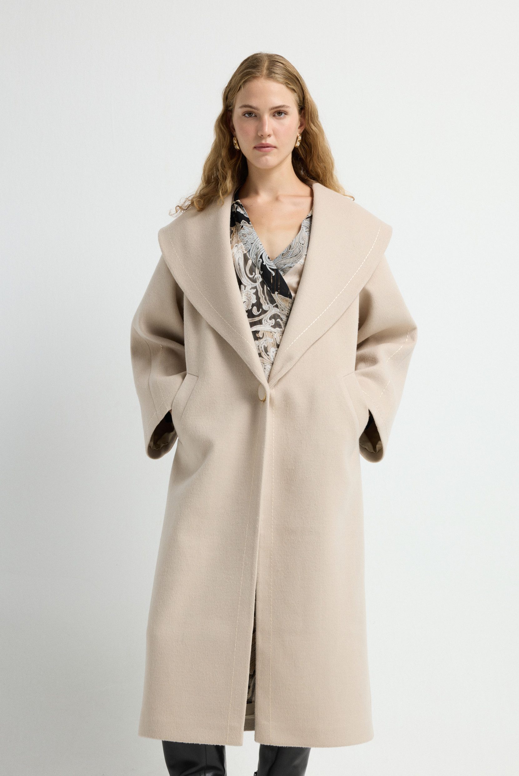 adL Langmantel Weite Jacke