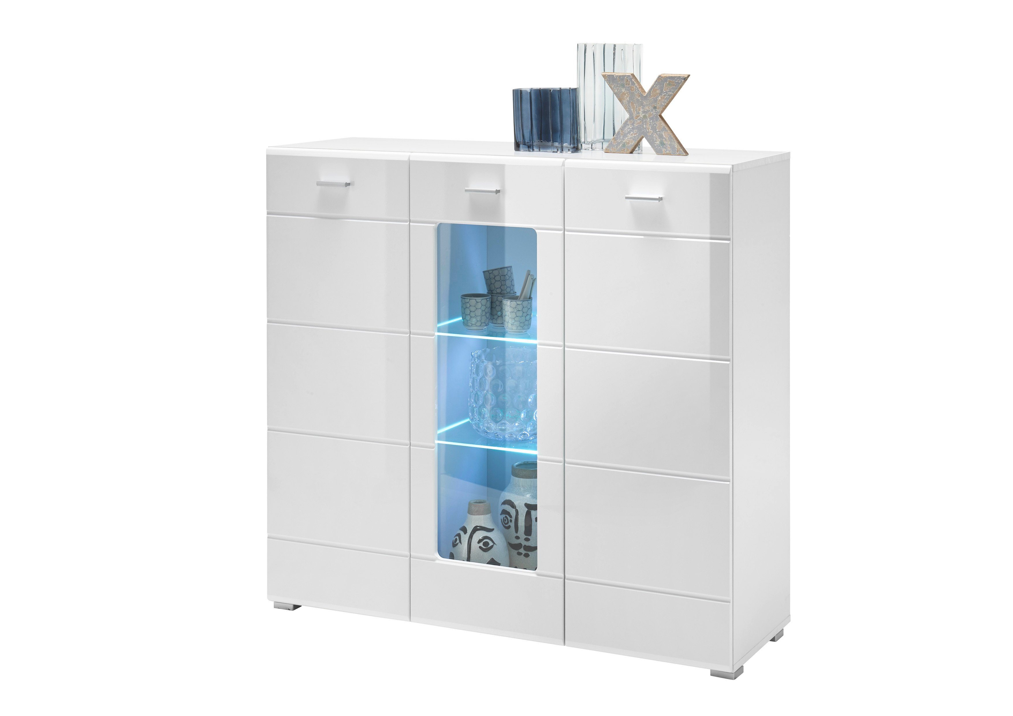 PREISBRECHER Highboard Ella, 120 x 112 x 42 cm (B/H/T) günstig online kaufen