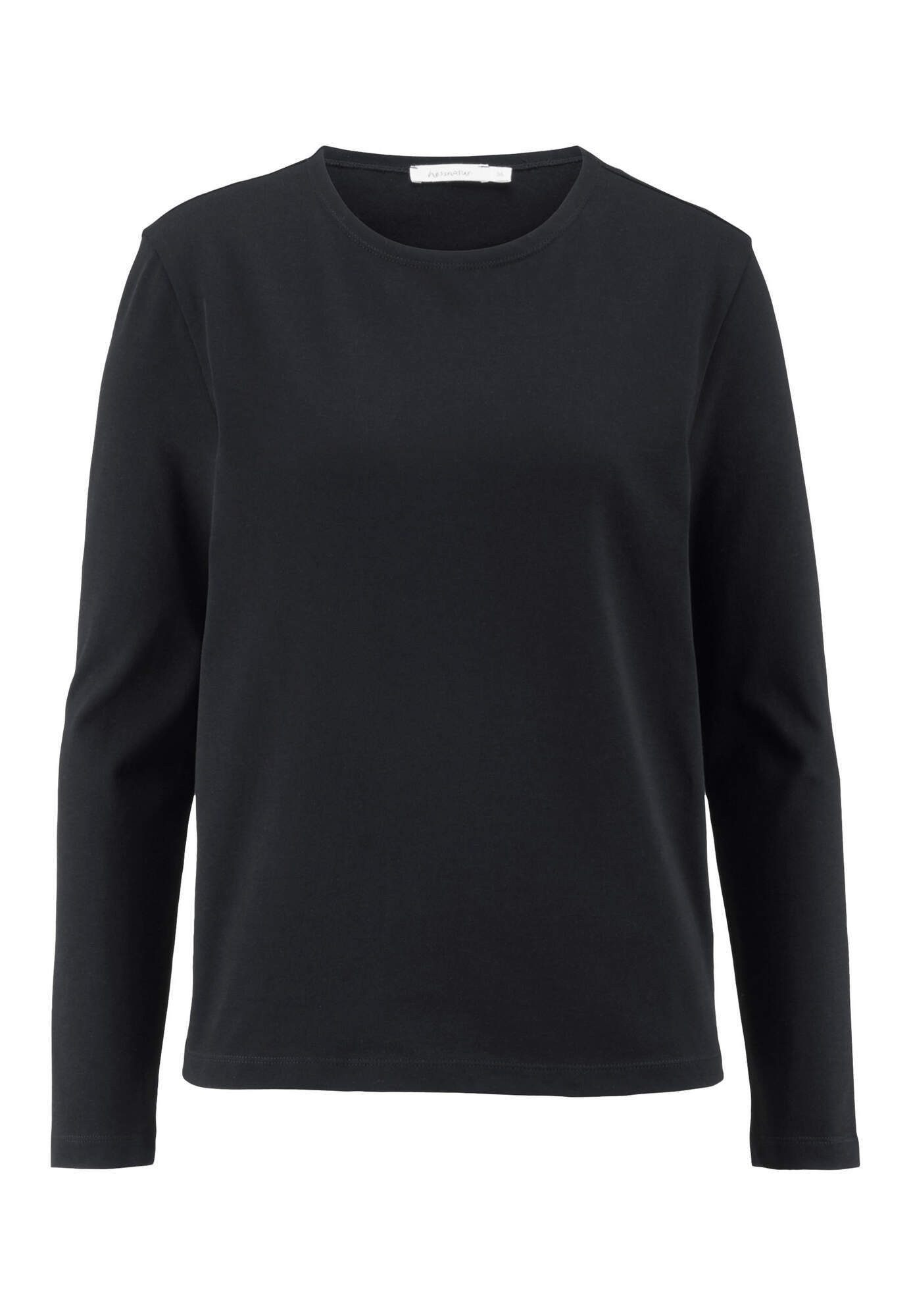 Hessnatur T-Shirt Langarm Regular aus reiner günstig online kaufen