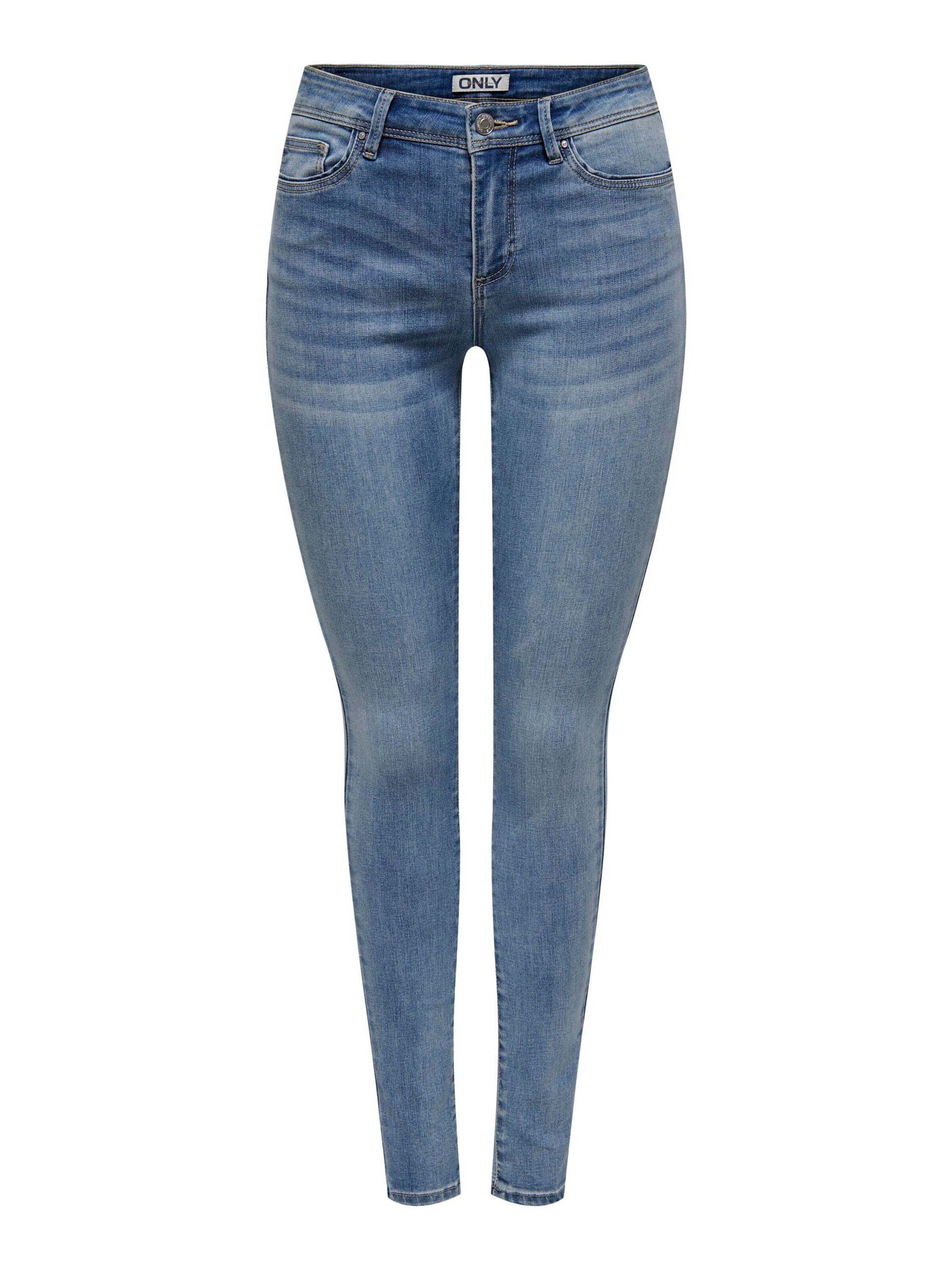 ONLY Skinny-fit-Jeans "ONLWAUW MID SKINNY DNM GUABOX" günstig online kaufen