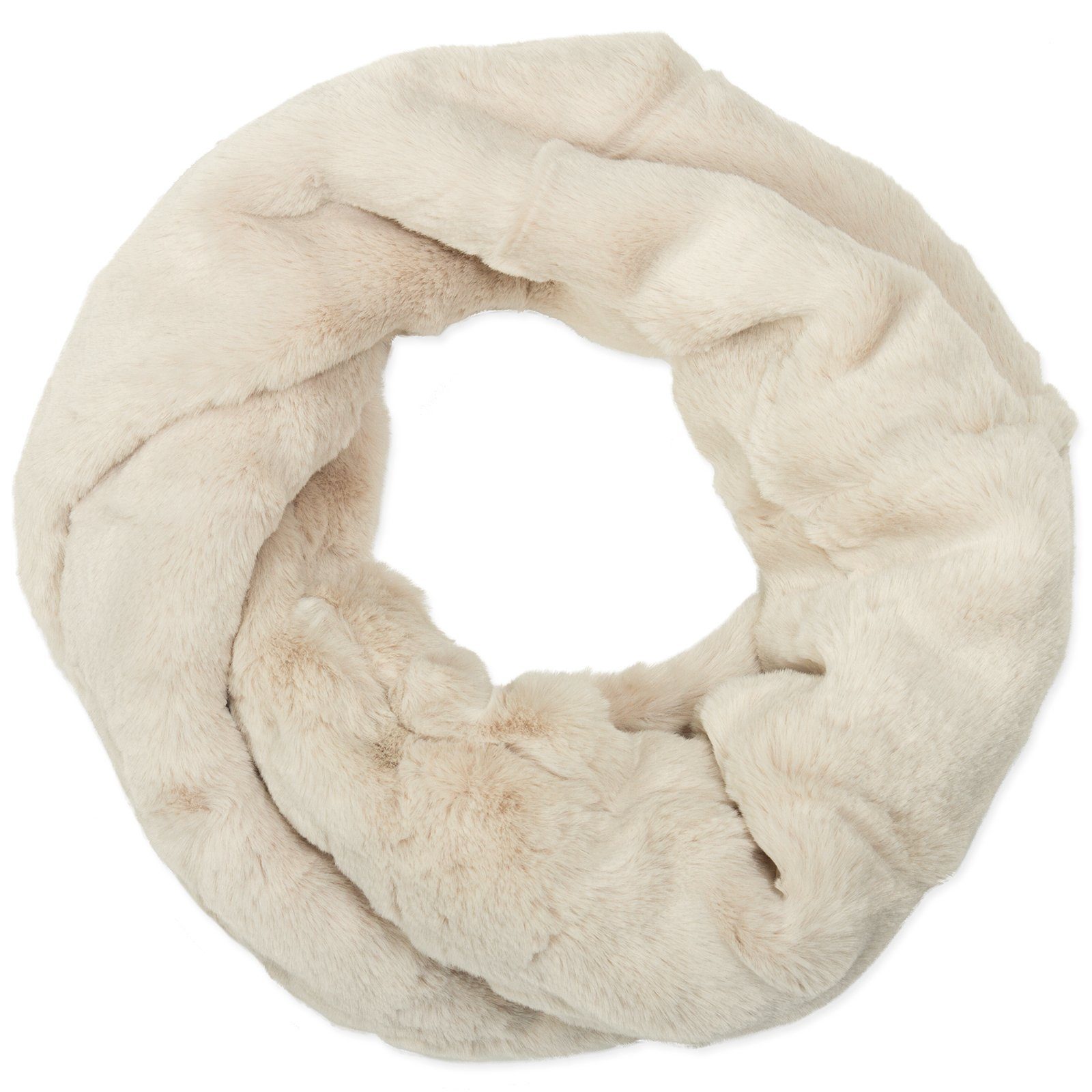 Caspar Loop SC480 warmer eleganter Damen Winter Fell Loop Schal günstig online kaufen