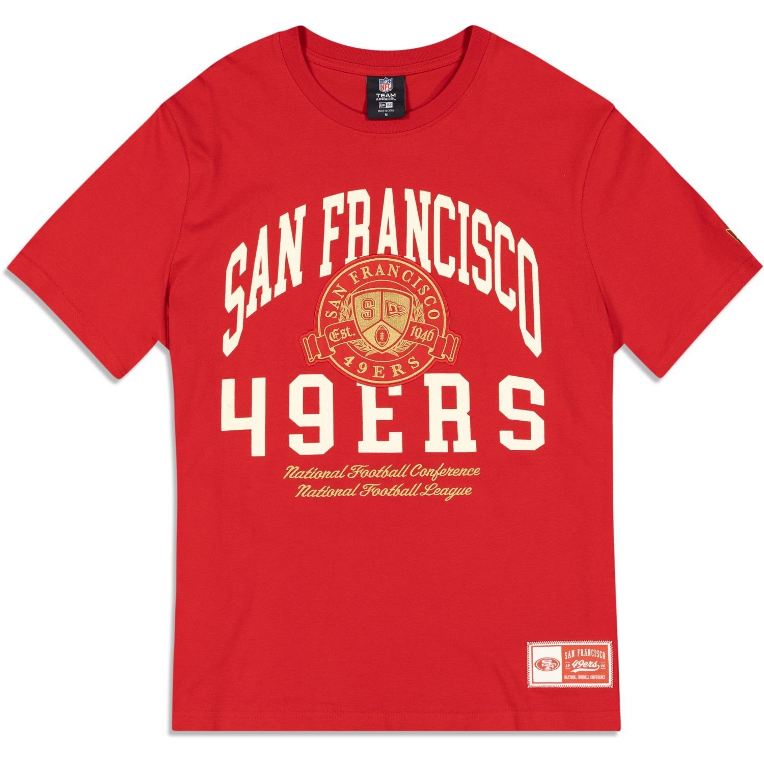 New Era Print-Shirt NFL LETTERMAN San 49ers Francisco