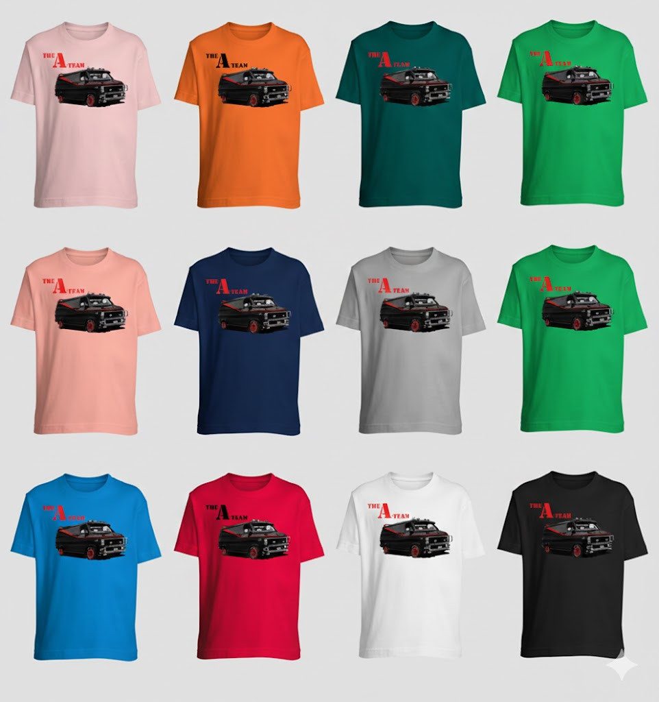 T-Shirt Kinder ATeamVan Murdock Hannibal Mr.T