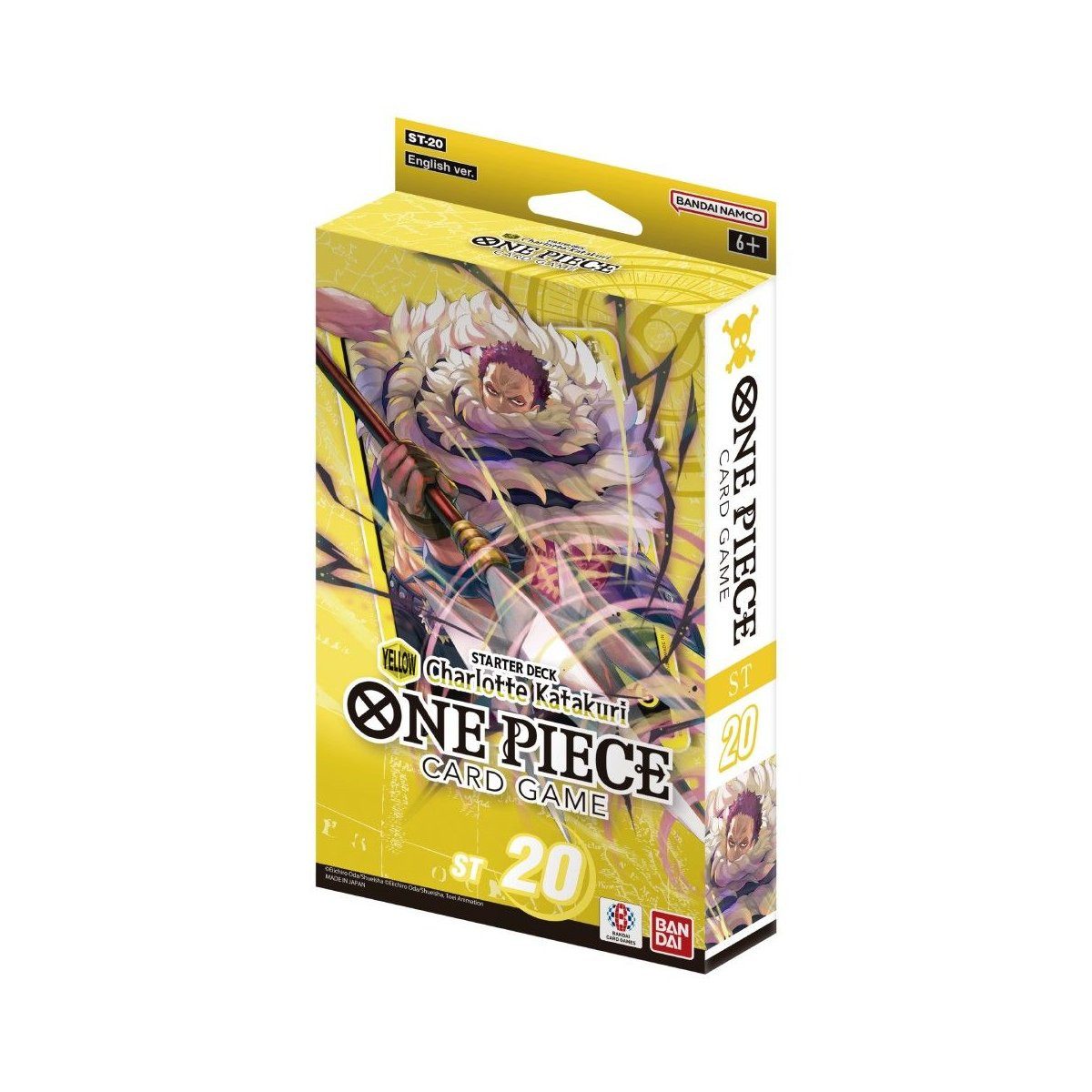 Bandai Sammelkarte Card Game ST20 Yellow Charlotte Katakuri Starter Deck Englisch