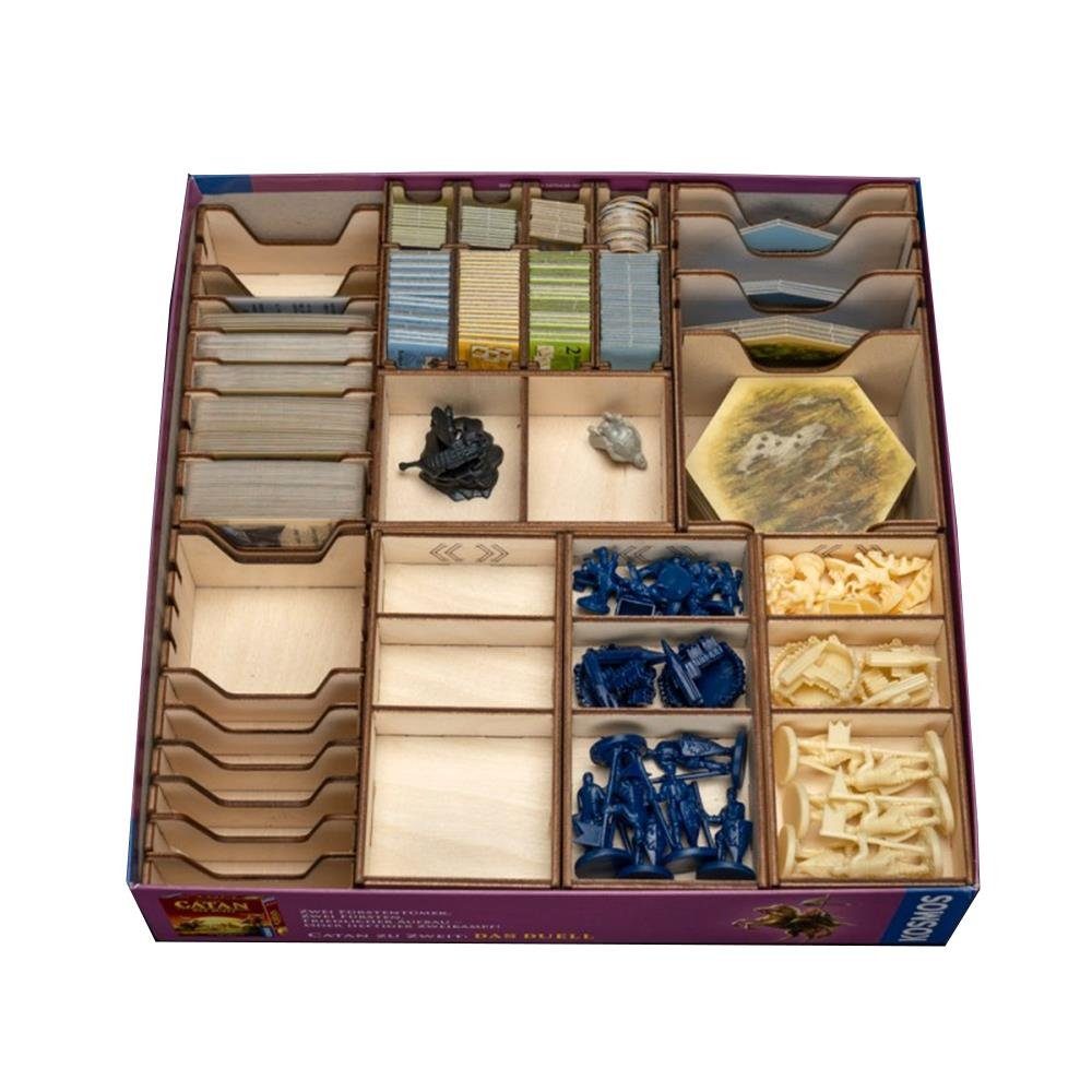 Laserox Spiel Einsatz Insert für Catan Händler & Barbaren